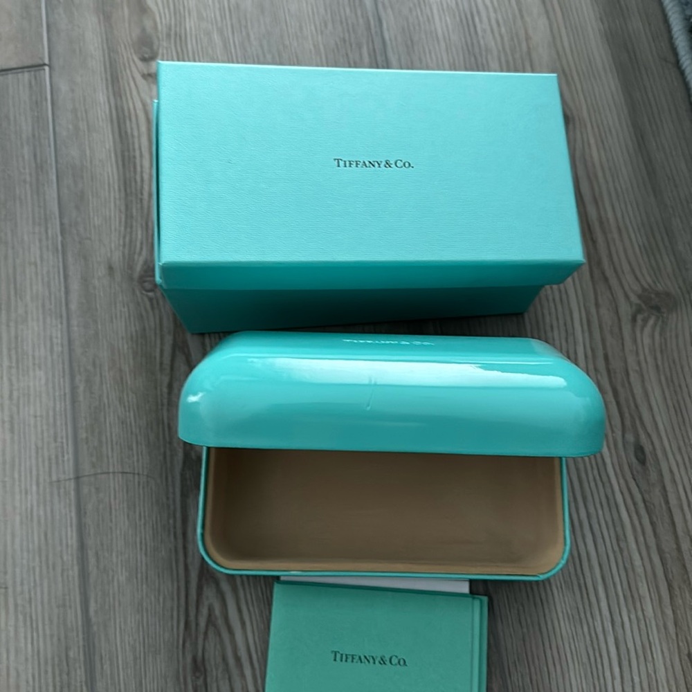 Tiffany sunglasses case and box